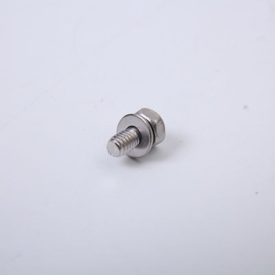 De vernikkelde Reeks van Koolstofstaalschroeven M3M4M5M6 Pan Head Combination Screw Three