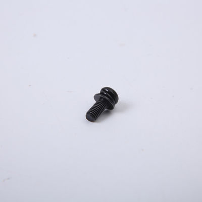 Kruis In een nis gezette Zwarte Ronde Hoofd Vlakke de Lentewasmachine M2M3M4M6 van Pan Head Screws GB9074.8