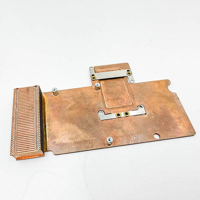 zuiver koper heatsink, high-density tandradiator, elektronische componenten, schoptand heatsink, koperplaat