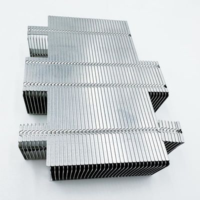 Aangepaste CNC die de Vinnen van de het Aluminiumradiator van het Delenkoper voor cpu machinaal bewerken