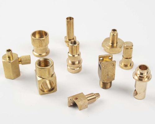 CNC die Gedraaide Componenten van de Messings de Schroeven Aangepaste Precisie Messing machinaal bewerken