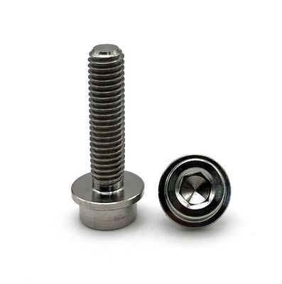 M6 schroeft het Titanium Titaniumbevestigingsmiddelen Met hoge weerstand tot een kom vormt Hoofd Hexagonale Schroef