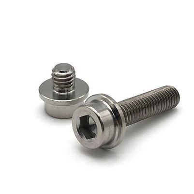 M6 schroeft het Titanium Titaniumbevestigingsmiddelen Met hoge weerstand tot een kom vormt Hoofd Hexagonale Schroef