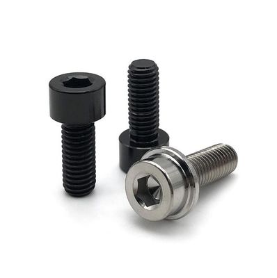 M6 schroeft het Titanium Titaniumbevestigingsmiddelen Met hoge weerstand tot een kom vormt Hoofd Hexagonale Schroef
