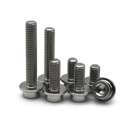 M6 schroeft het Titanium Titaniumbevestigingsmiddelen Met hoge weerstand tot een kom vormt Hoofd Hexagonale Schroef