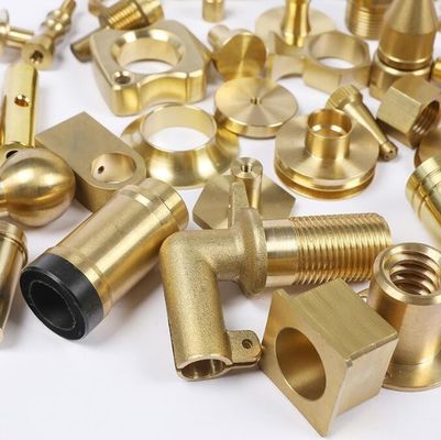 Niet genormaliseerde de Delen Mechanische Hardware die van het Douanemessing CNC Draaibank het Draaien machinaal bewerken