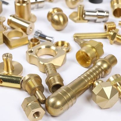 Niet genormaliseerde de Delen Mechanische Hardware die van het Douanemessing CNC Draaibank het Draaien machinaal bewerken