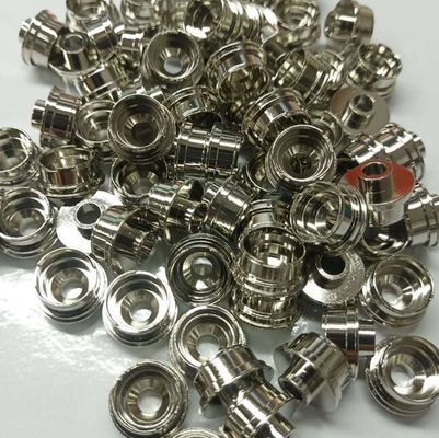 CNC van het precisiekoper galvaniseerden de Draaiende Delen Gouden Zilveren Nikkel Rose Gold Tin Oxidation